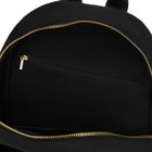 Plecak miejski, czarny, skóra ekologiczna, Peterson