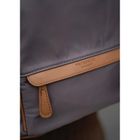 Plecak miejski, szary, skóra ekologiczna, Peterson