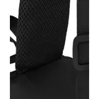 Saszetka na ramię, czarna, skórzana, Rovicky