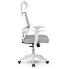 Sofotel, Rotar, fotel biurowy z mikrosiatki, szary