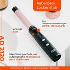 Adler, bezprzewodowa lokówka podróżna, USB