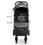 Caretero, Trail, wózek spacerowy, Graphite