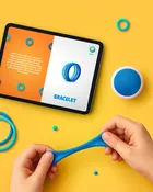 Hey Clay, Bijou, kolorowa biżuteria, masa plastyczna, 8 szt.