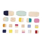 Janod, Sweet Cocoon, drewniane kamyki, 20 elementów