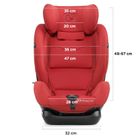 Kinderkraft, MYWAY, fotelik samochodowy, 0-36 kg, czerwony