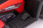 Lean Cars, quad, pojazd na akumulator, czerwony