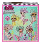 L.O.L. Surprise, Mermaids! Makeover Magic, kula niespodzianka z laleczką i błyszczykiem, 1 szt.