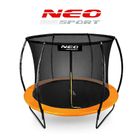 Neo-Sport, trampolina ogrodowa profilowana, z siatką wewnętrzną, 10ft/312 cm