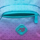 Abag, plecak szkolny, 3-komorowy, hexagon mint ombre