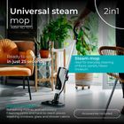 Adler, mop i myjka parowa 2w1, zestaw akcesoriów