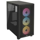 Corsair, obudowa komputerowa, 3000D Airflow RGB TG Mid-Tower, czarna