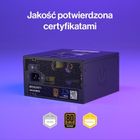 Endorfy, Vero L6 80 Plus, zasilacz, 650W, brązowy