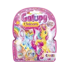 Galupy, Skrzydlate Jednorożce, brokatowa figurka z kryształkiem Swarovskiego, 1 szt.