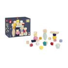 Janod, Sweet Cocoon, drewniane kamyki, 20 elementów