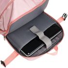 Plecak podróżny, bagaż podręczny do samolotu, różowy, Peterson