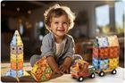 Ricokids, klocki magnetyczne, 100 elementów
