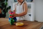 Rubbabu, układanka edukacyjno-sensoryczna, piramida z piłką
