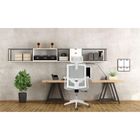 Sofotel, Rotar, fotel biurowy z mikrosiatki, szary