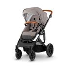 Kinderkraft, Prime, wózek wielofunkcyjny 3w1, Beige