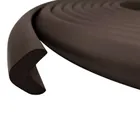 Sipo, piankowa taśma zabezpieczająca ostre krawędzie mebli, 2 metry, brązowa