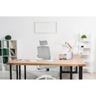 Sofotel, Rotar, fotel biurowy z mikrosiatki, szary