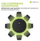 Techly, mikrofon konferencyjny, dookólny, USB 2.0 z wyciszeniem