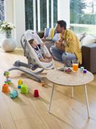 Chicco, Baby Hug 4in1 Air, kołyska, leżaczek, krzesełko, white snow