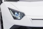 Lean Toys, Lamborghini Aventador SX2028, pojazd na akumulator, biały