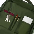 Peterson, plecak podróżny z miejscem na laptopa i portem USB, zielony