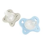 Chicco, PhysioForma Dual Soft, smoczek uspokajający, silikonowy, niebieski, 2-6m, 2 szt.