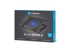 Natec, Dipper, podstawka chłodząca, 2 12.1-17.3 cala, 2 USB, LED
