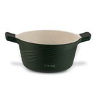 Starke Pro, Naturale, zestaw garnków marmurowych z pokrywką i patelnia, 10 elementów