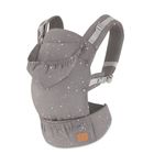 Kinderkraft, Huggy, nosidełko ergonomiczne, szare