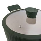 Starke Pro, Naturale, zestaw garnków marmurowych z pokrywką i patelnia, 10 elementów