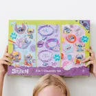 Totum, Lilo i Stitch, zestaw kreatywny 3w1, diamentowe magnesy, bransoletki, malowanie odlewów gipsowych