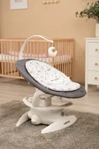 Caretero, elektryczny leżaczek i bujaczek 2w1, graphite