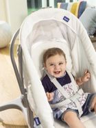 Chicco, Baby Hug 4in1 Air, kołyska, leżaczek, krzesełko, white snow