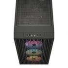 Corsair, obudowa komputerowa, 3000D Airflow RGB TG Mid-Tower, czarna
