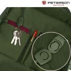 Peterson, plecak podróżny z miejscem na laptopa i portem USB, zielony