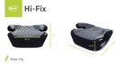 4BABY, Hi-Fix, I-size, podstawka samochodowa, grey, 125-150 cm