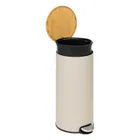 5five simply smart, kosz na śmieci modern, metalowy, 30 l