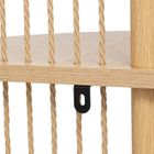 5five simply smart, narożny regał otwarty na książki, 4-poziomowy, Kord, 34-34-110 cm