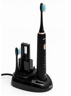 Abee, Dupont Sonic 3.0 UV Ultra, szczoteczka soniczna, dezynfekcja UV, końcówki z włókna, 2 szt., czarna