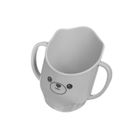 Akuku, kubek pochyły do nauki picia, szary