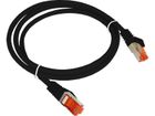 Alantec, patchcord, F/UTP, kat. 6 PVC, czarny, 1m