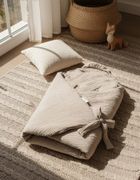 Albero Mio, otulacz muślinowy do fotelika, ocieplany, beż