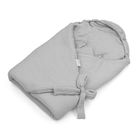 Albero Mio, otulacz muślinowy do fotelika, ocieplany, popiel