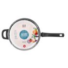 Altom Design, Emilio, patelnia nierdzewna z pokrywą szklaną, 2,8l, 24 cm