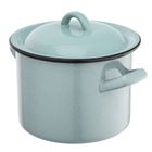 Altom Design, garnek prosty, szałwiowy nakrapiany, 3,3l, 18-14 cm