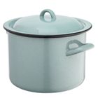 Altom Design, garnek prosty, szałwiowy nakrapiany, 7,5l, 24-17 cm